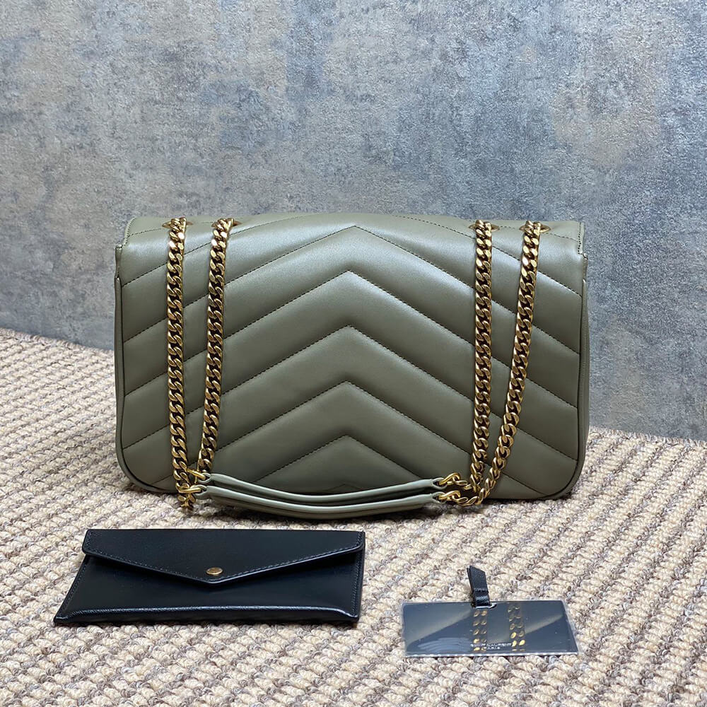 YSL LOULOU medium in MATELASSE lambskin(HIGH-END GRADE)