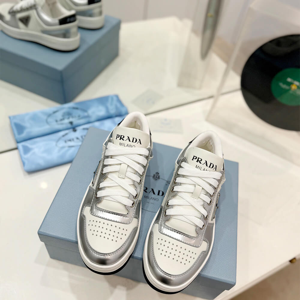 Prada Downtown nappa leather sneakers