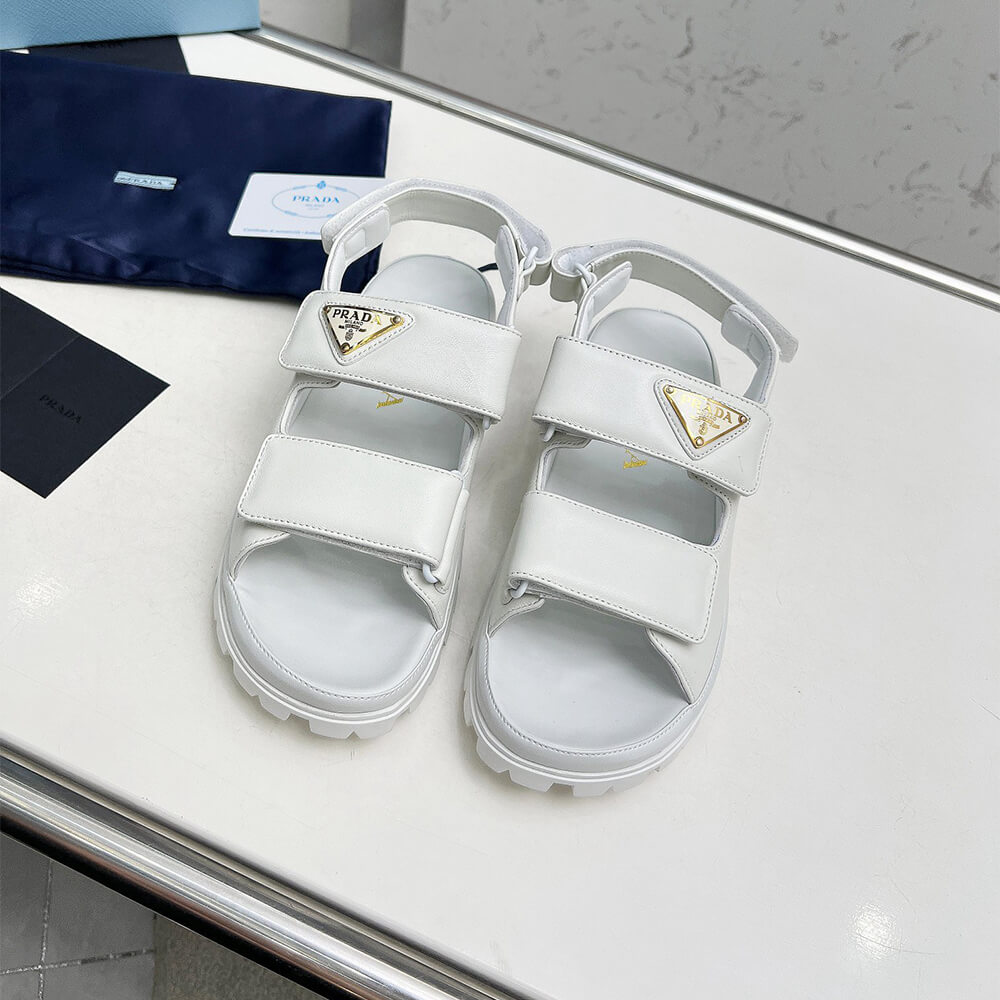 PRADA Nappa leather sandals