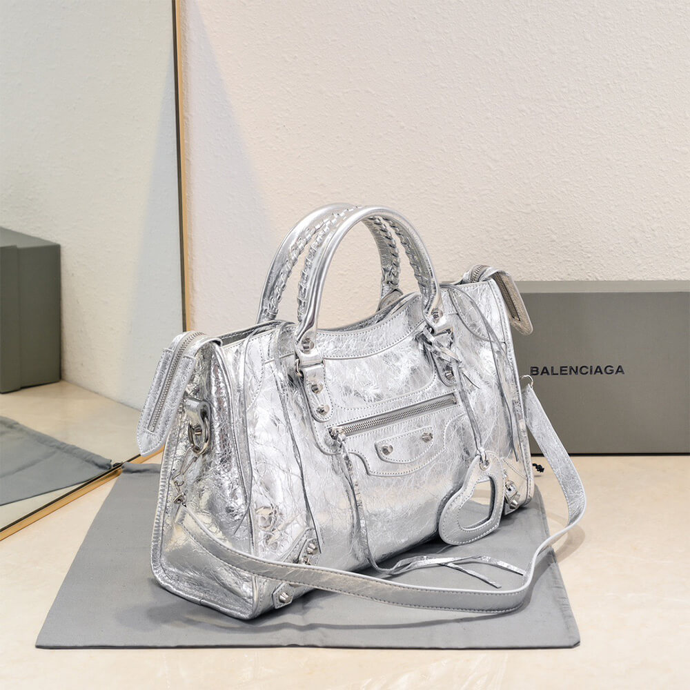 Balenciaga Women s Le City Bag Medium(HIGH-END GRADE)