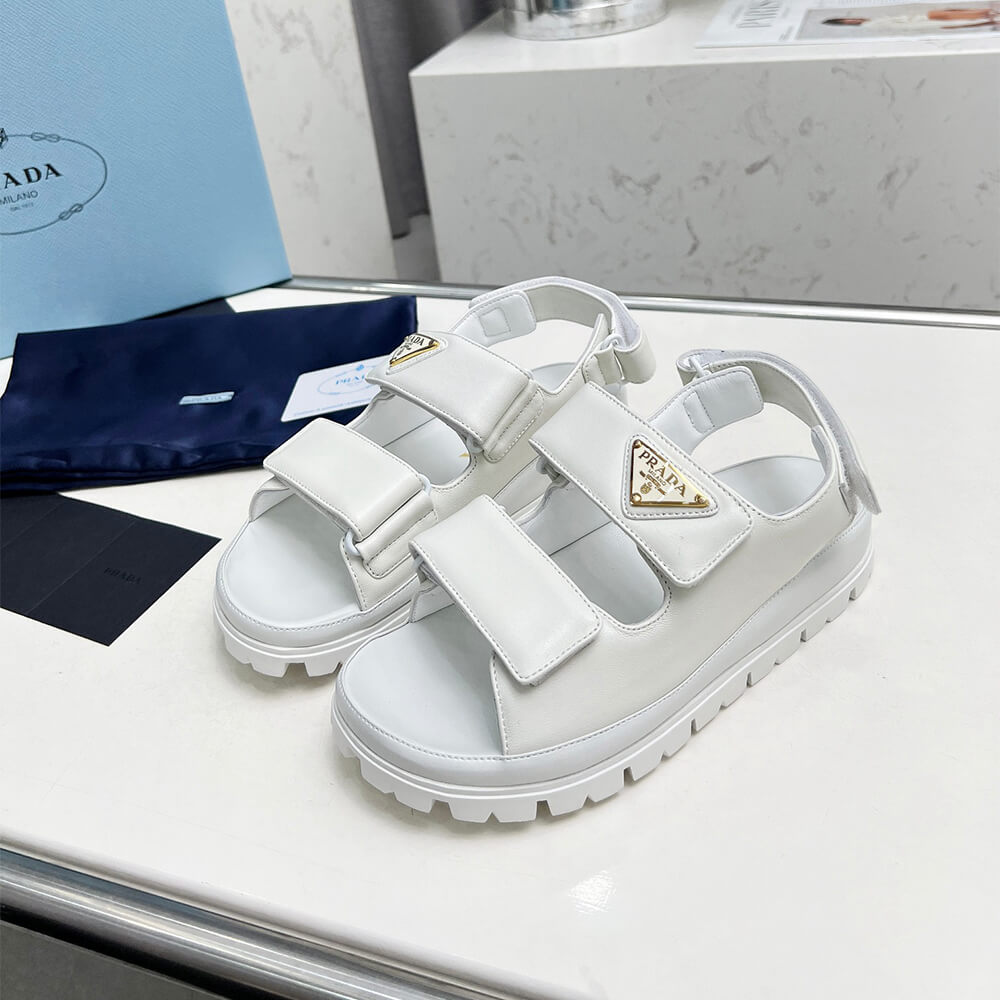 PRADA Nappa leather sandals