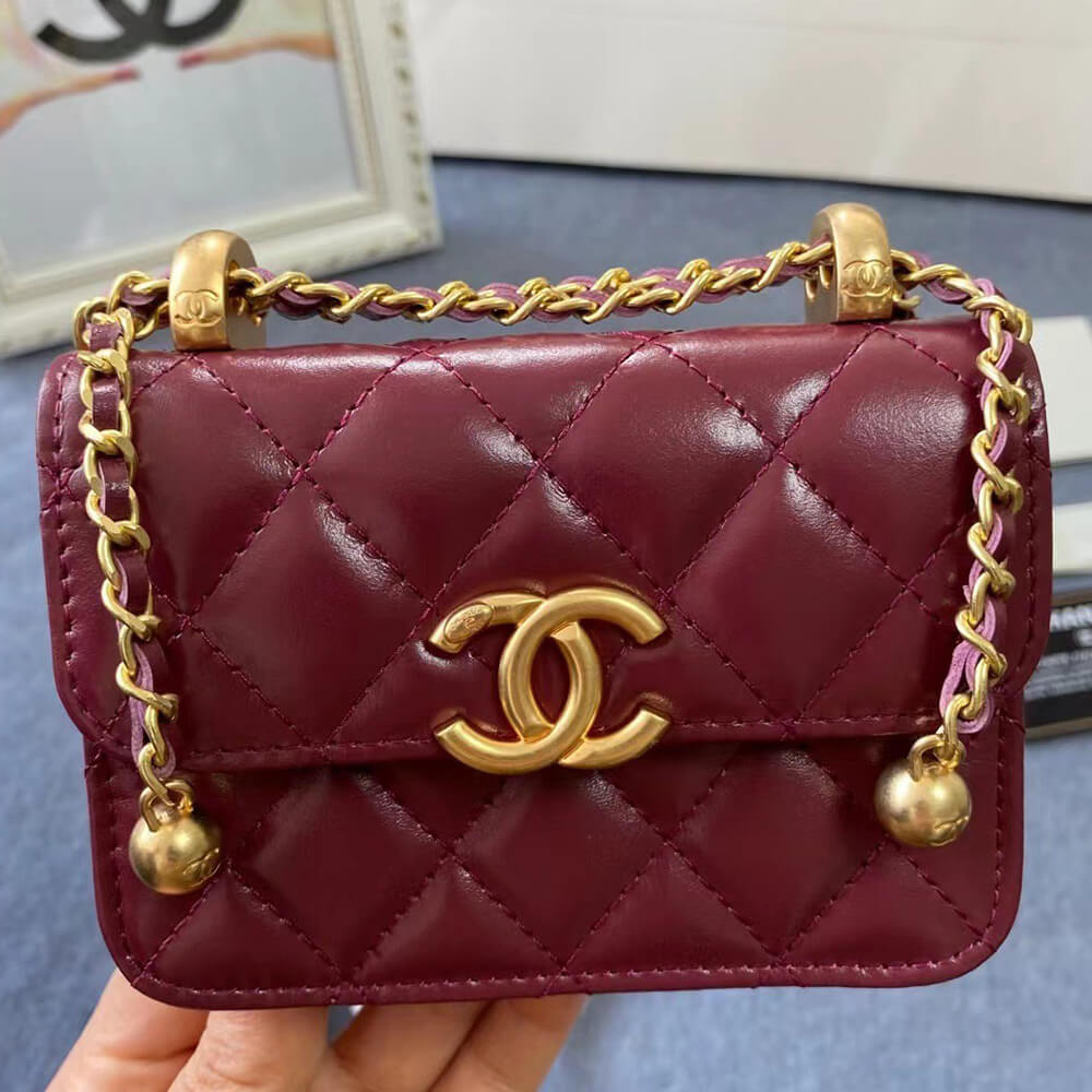 CHANEL Mini Clutch with Chain(high-end grade)