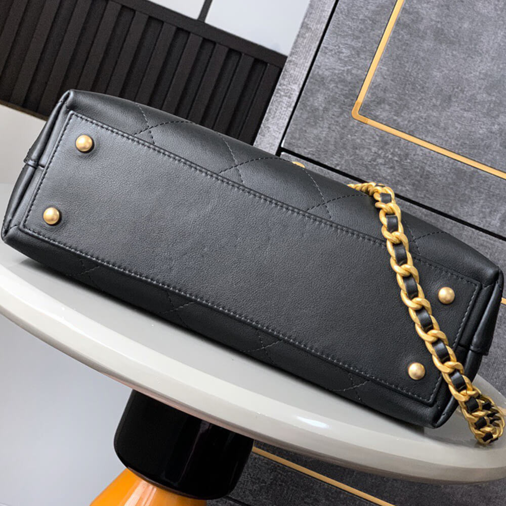 Chanel Large Flap Bag With Top Handle(HIGH-END GRADE)