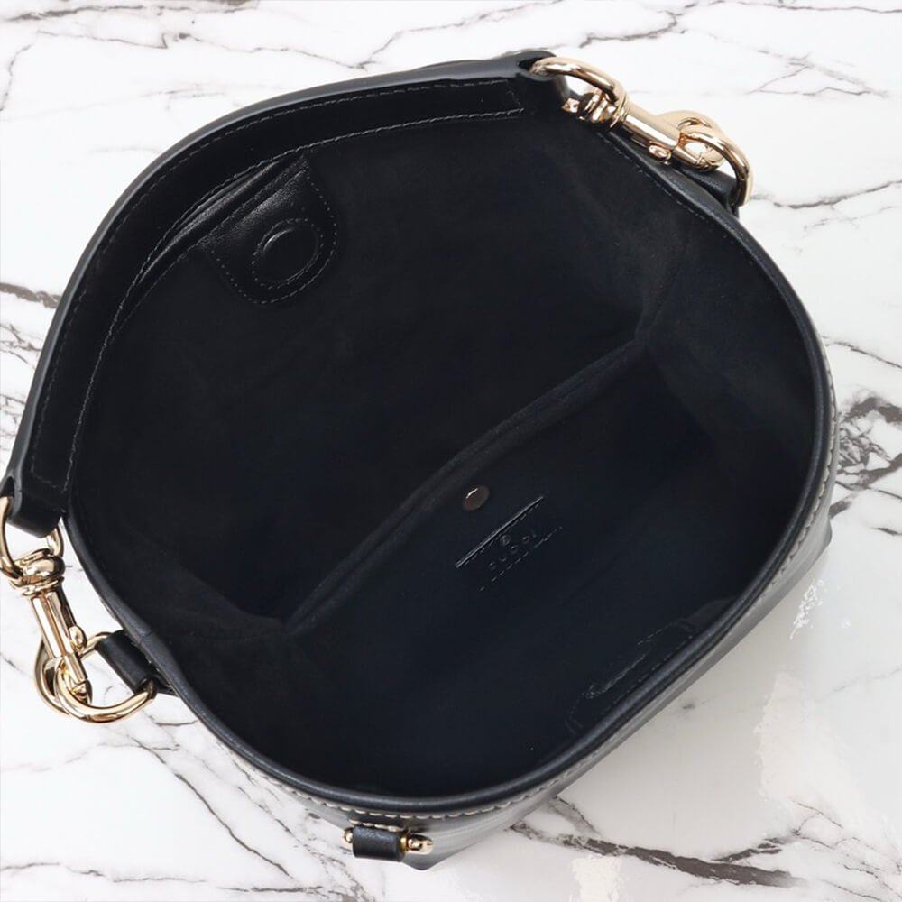 GG Emblem mini bucket bag