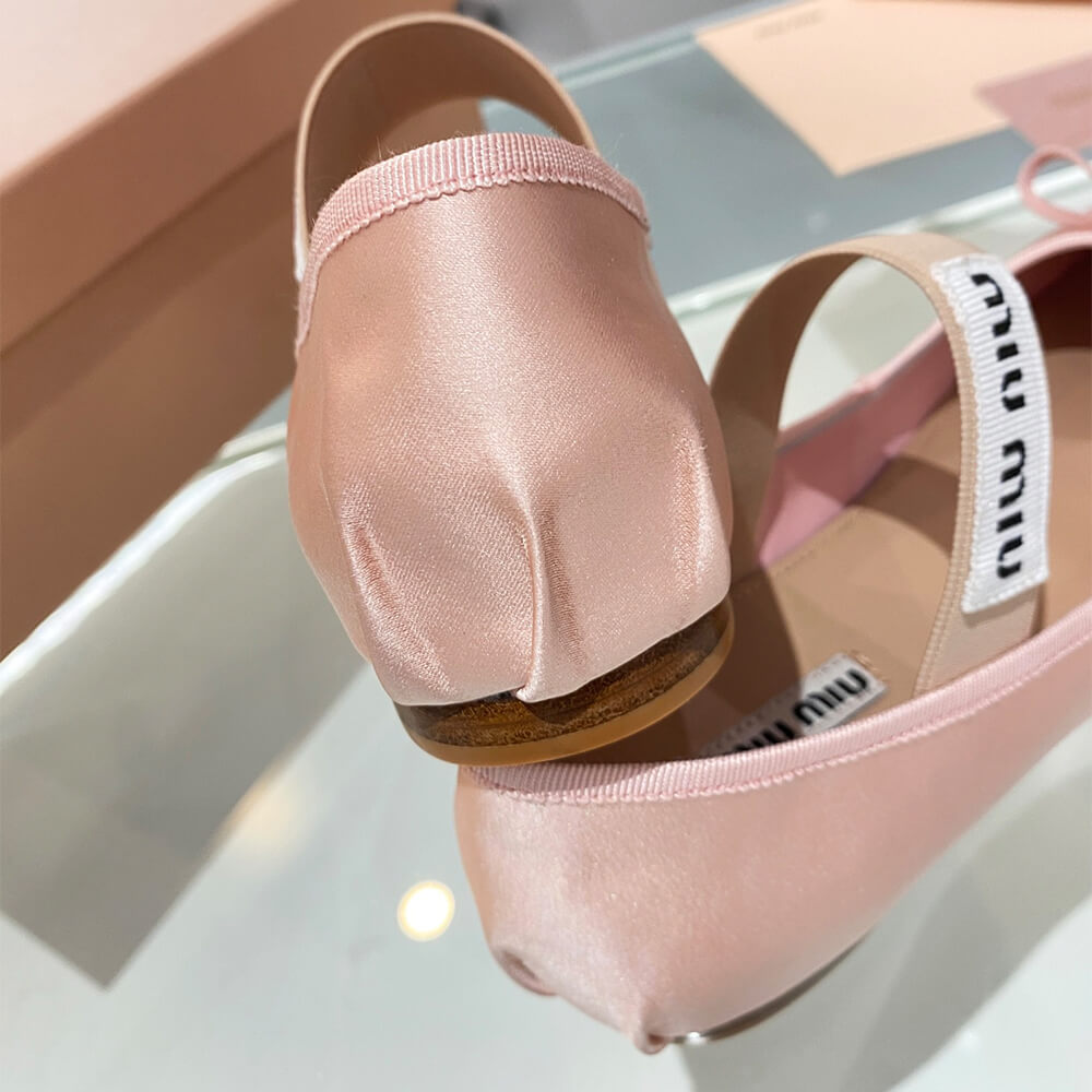MiuMiu Satin ballerinas