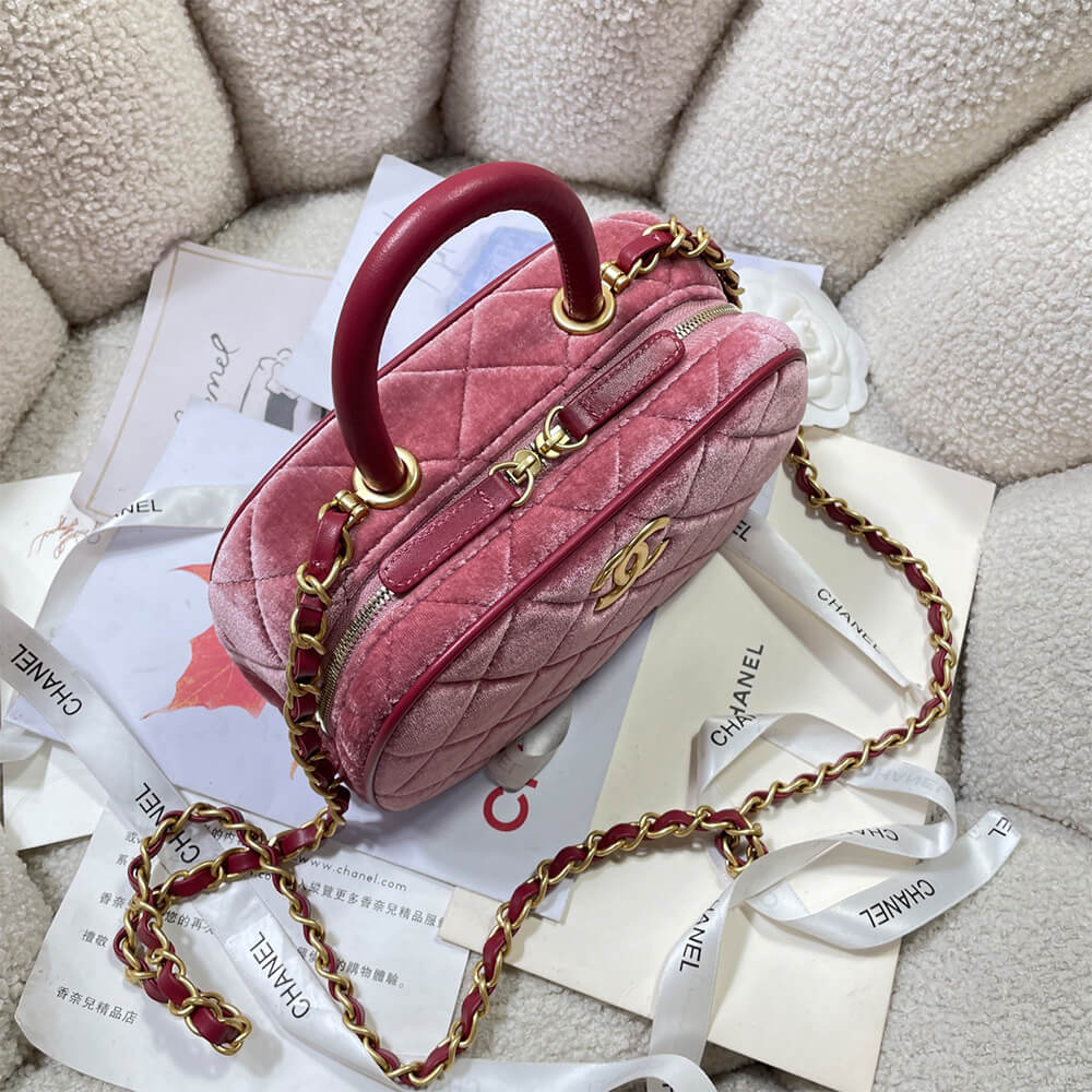 CHANEL Mini Bowling Bag(HIGH-END GRADE)