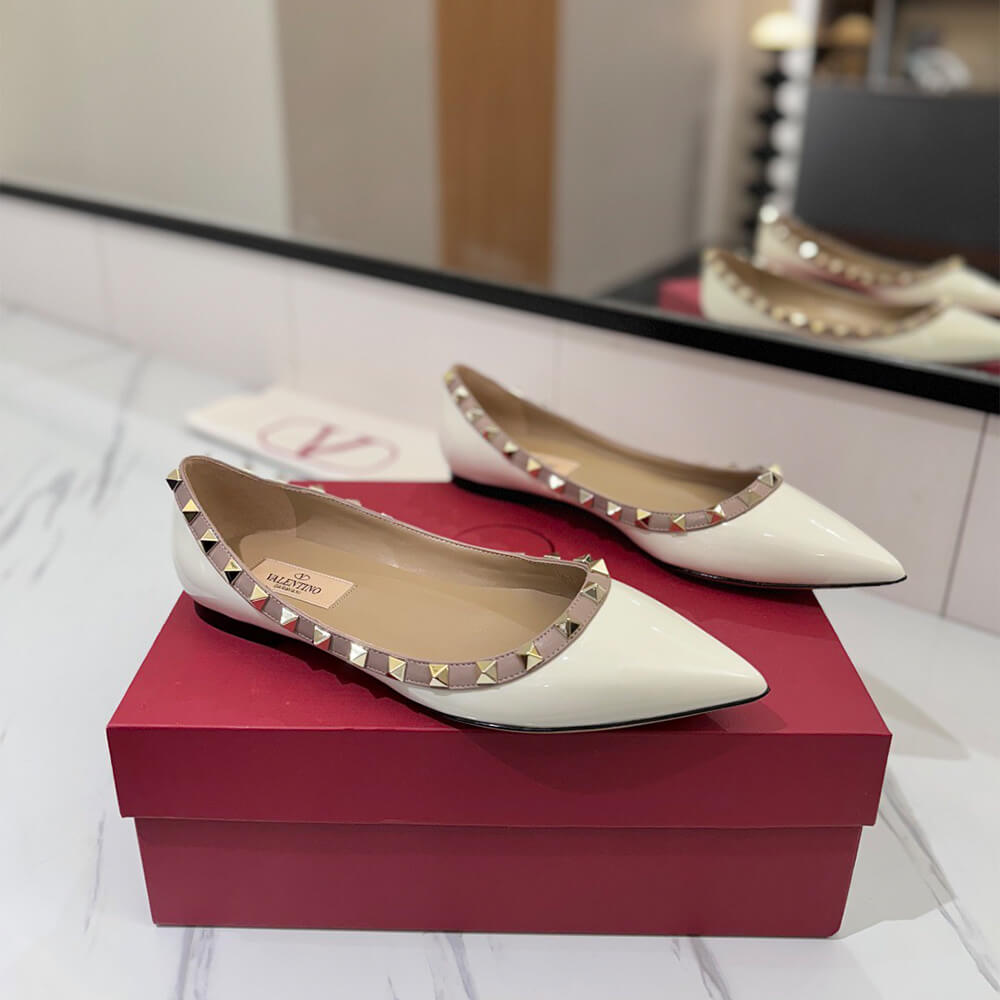 VALENTINO ROCKSTUD BALLET FLAT