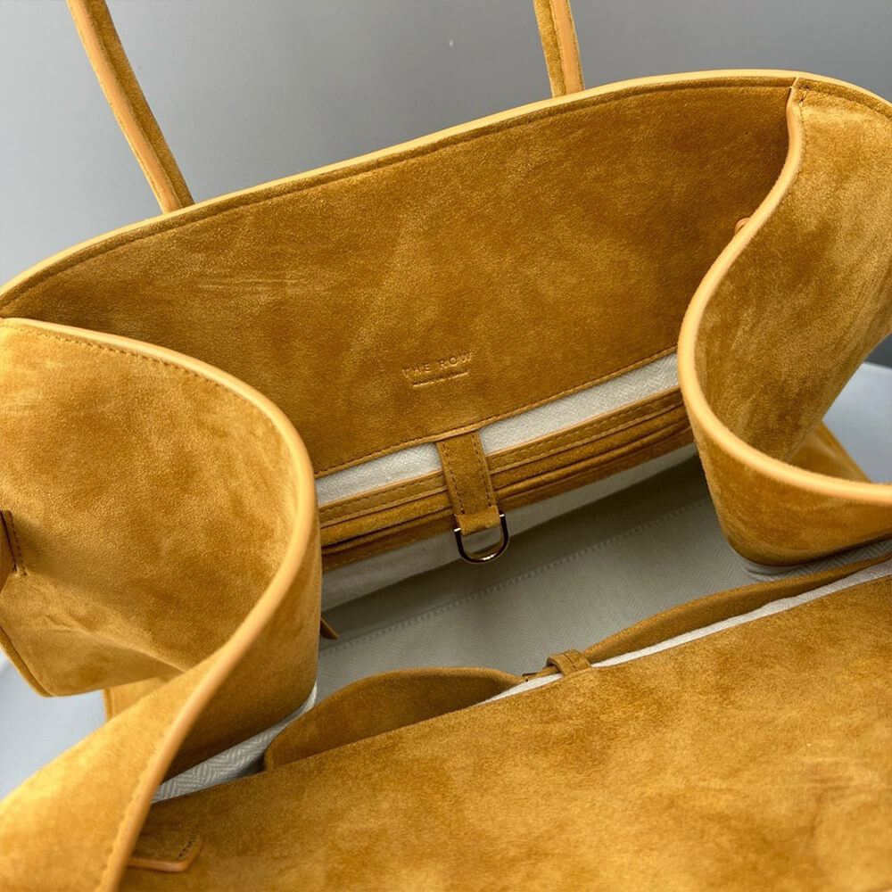 THE ROW  Soft Margaux 15 sued bag(High-end Grade)