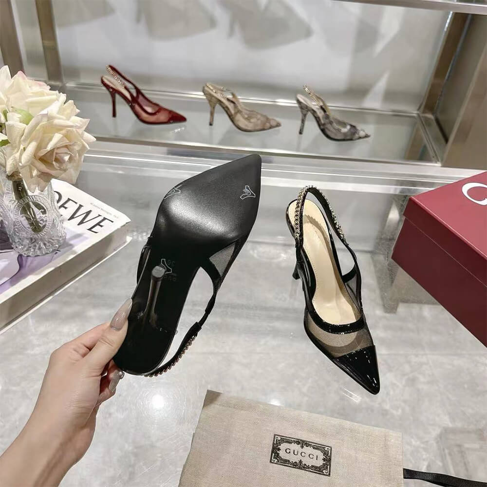 Gucci Signoria slingback pump