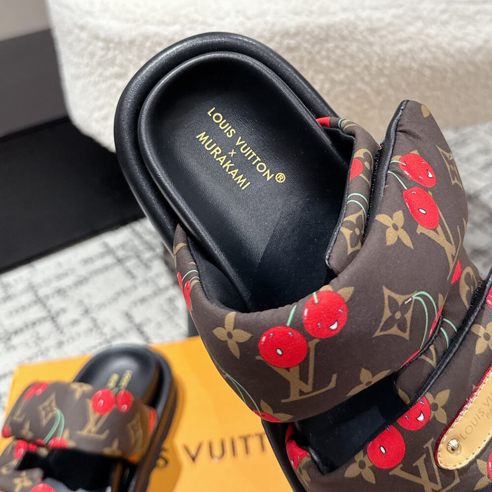 LV x TM Pool Pillow Flat Comfort Mule