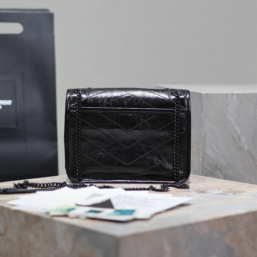 YSL NIKI baby in vintage leather(HIGH-END GRADE)