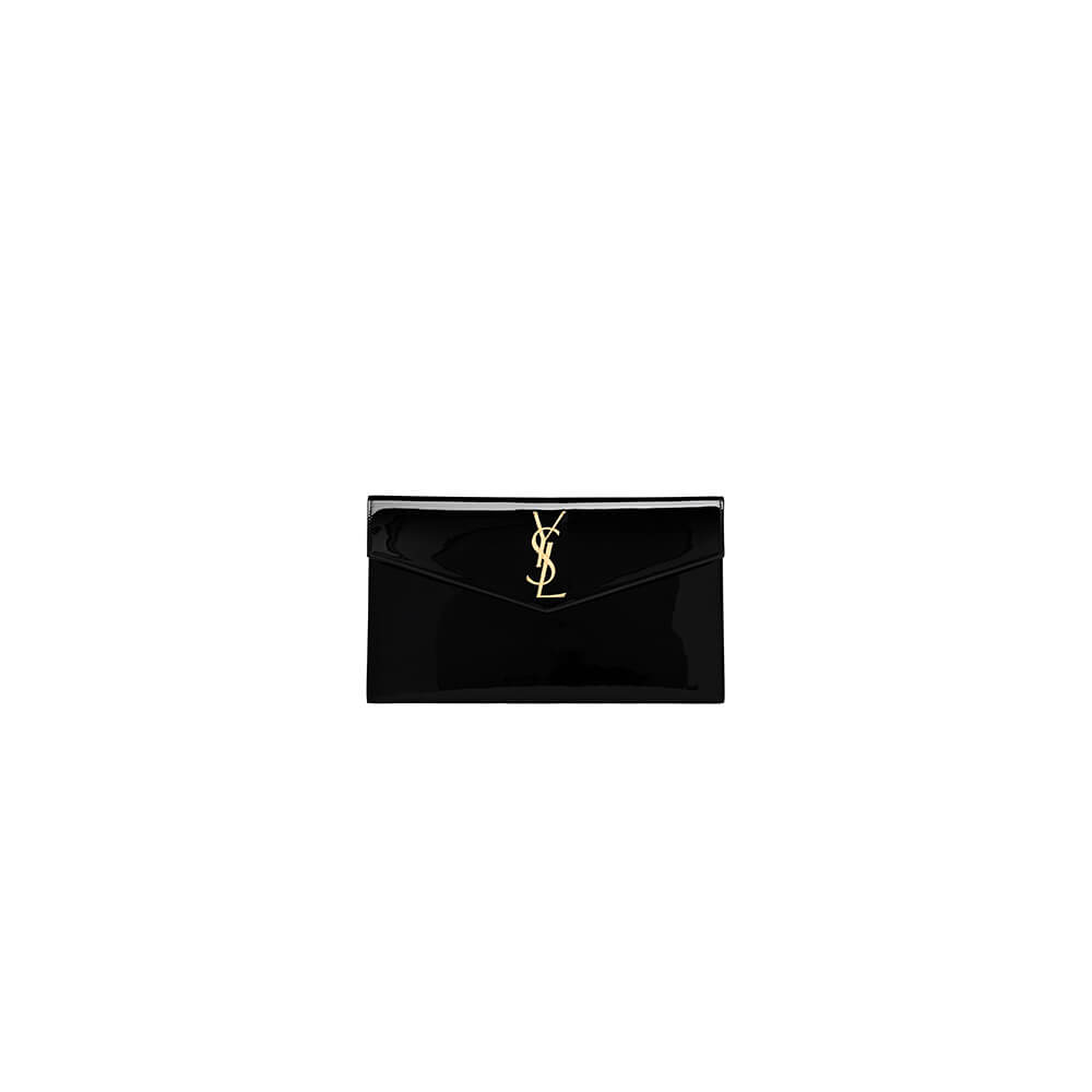 YSL UPTOWN POUCH IN PATENT LEATHER(HIGH-END GRADE)
