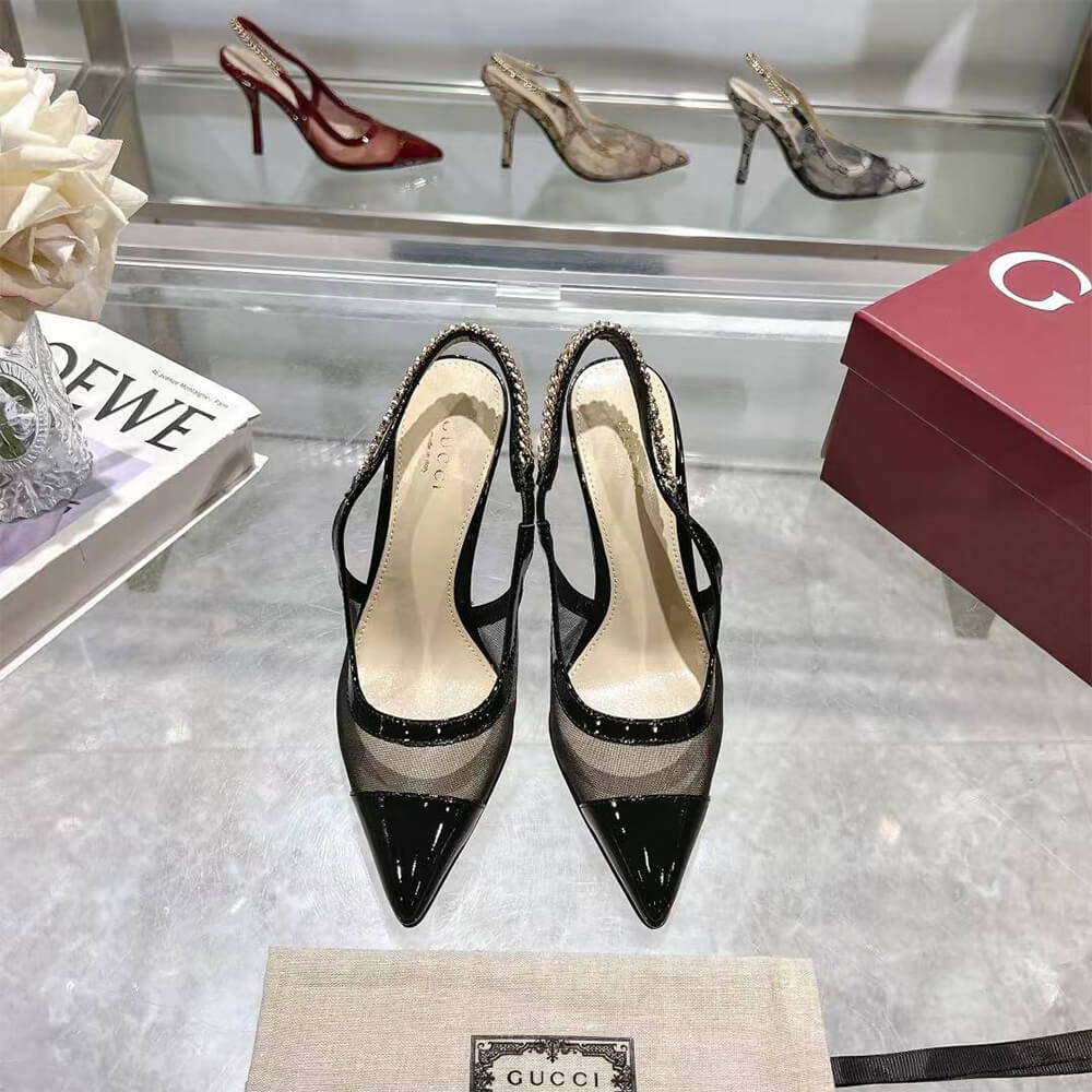 Gucci Signoria slingback pump