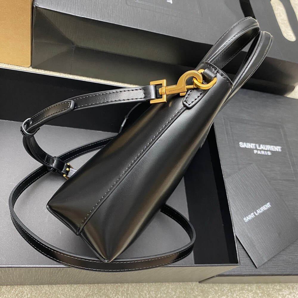 MINI TOY SHOPPING SAINT LAURENT IN BOX LEATHER