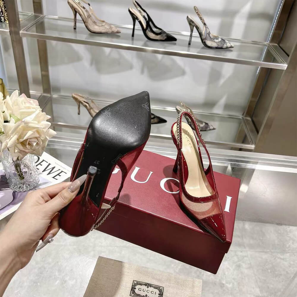 Gucci Signoria slingback pump