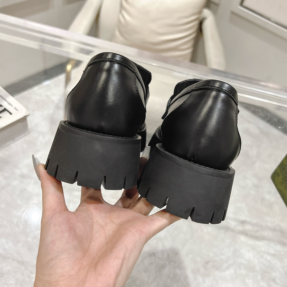 Gucci Women s Horsebit loafer with lug sole