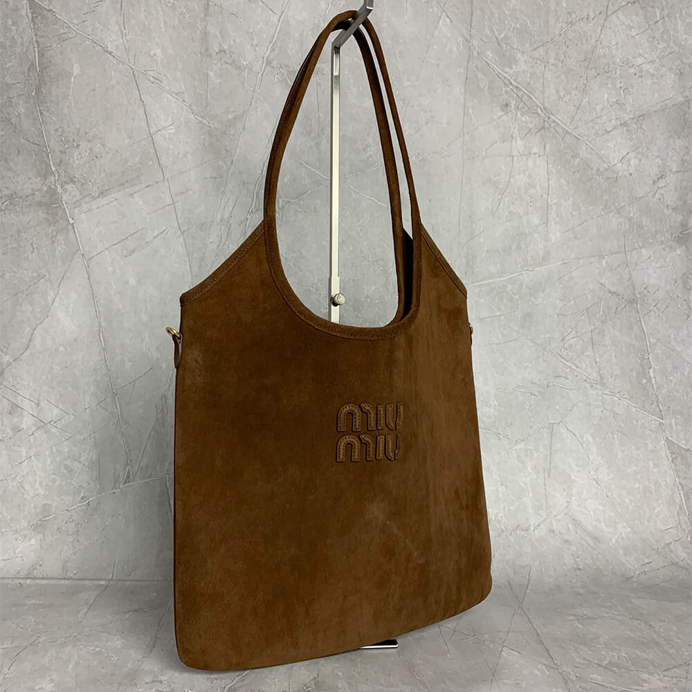 MIUMIU REGULAR IVY Suede bag(HIGH-END GRADE)