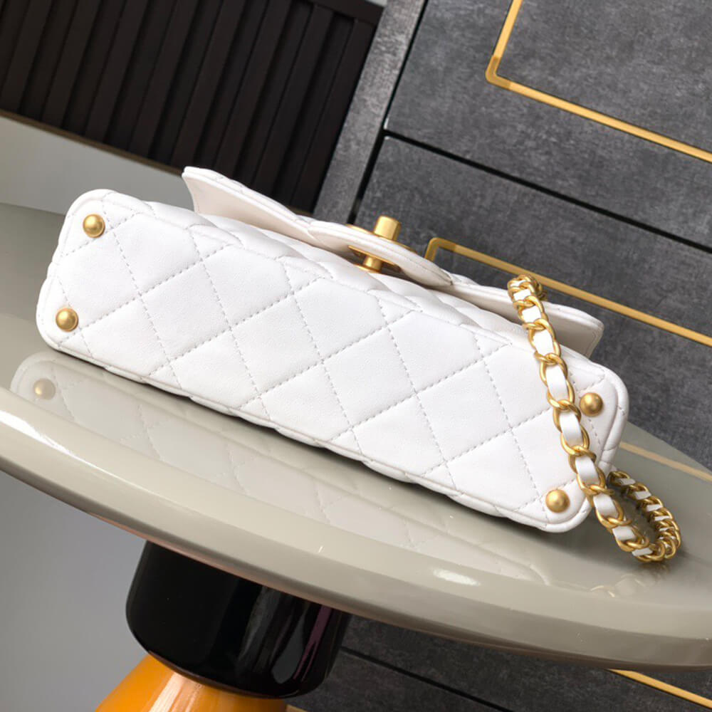 CHANEL Small Flap Bag with Top Handle(HIGH-END GRADE)