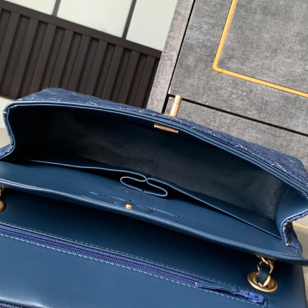 CHANEL Suede Classic Double Flap Handbag(HIGH-END GRADE)