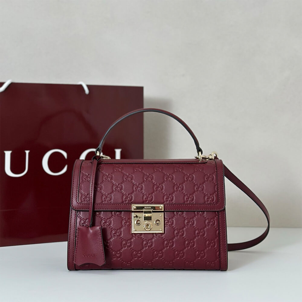 Gucci Padlock medium top handle bag