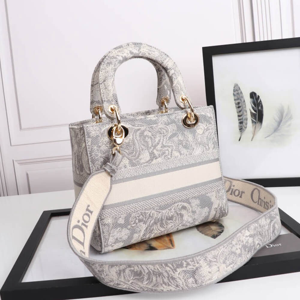 DIOR MEDIUM LADY D-LITE BAG(High-End Grade)