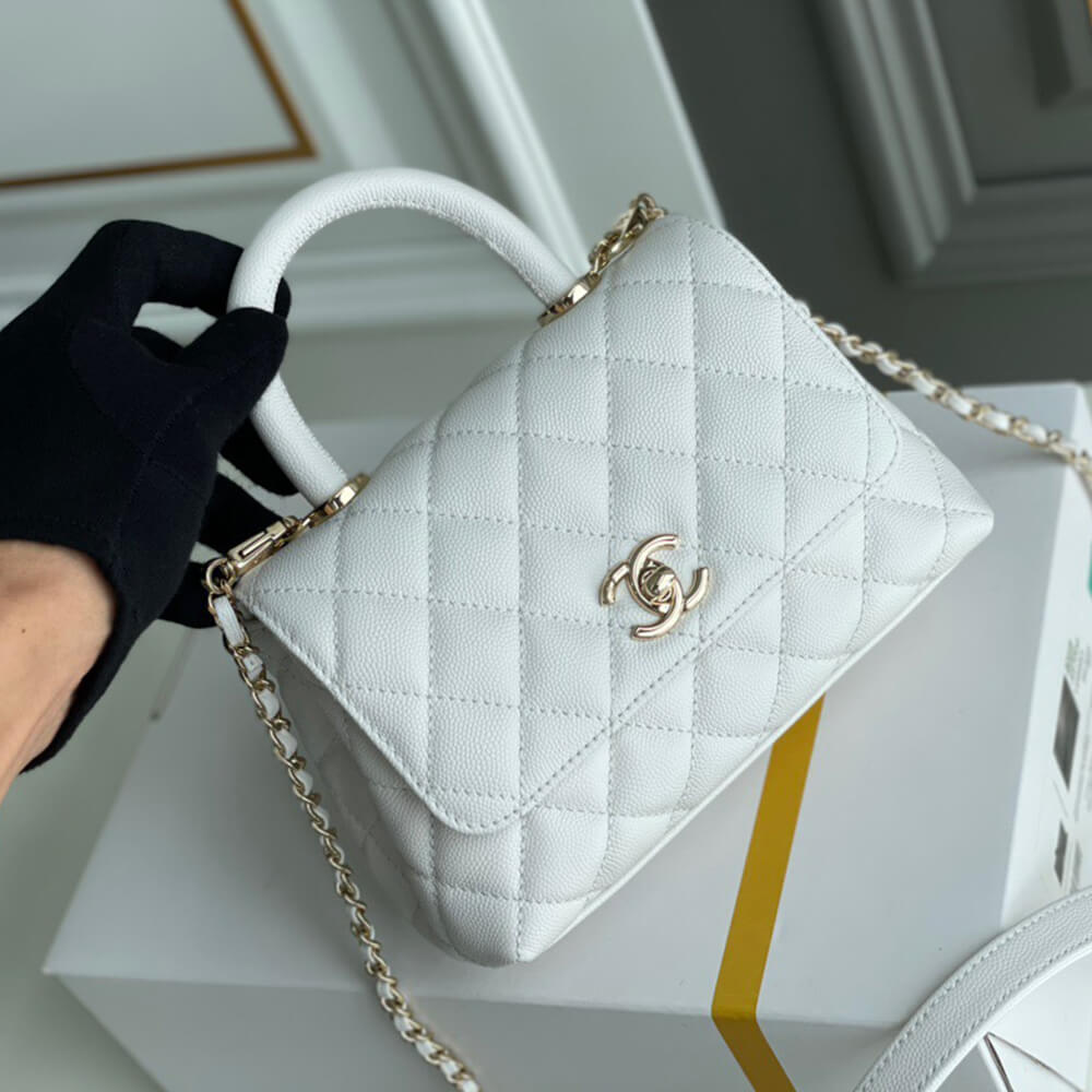 Chanel MINI COCO Handle Bag(HIGH-END GRADE)