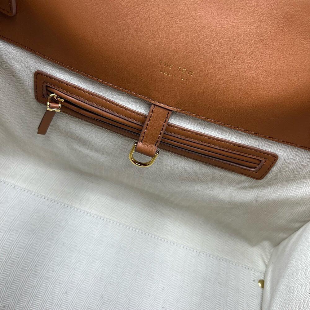 THE ROW  Soft Margaux 15 leather bag(High-end Grade)