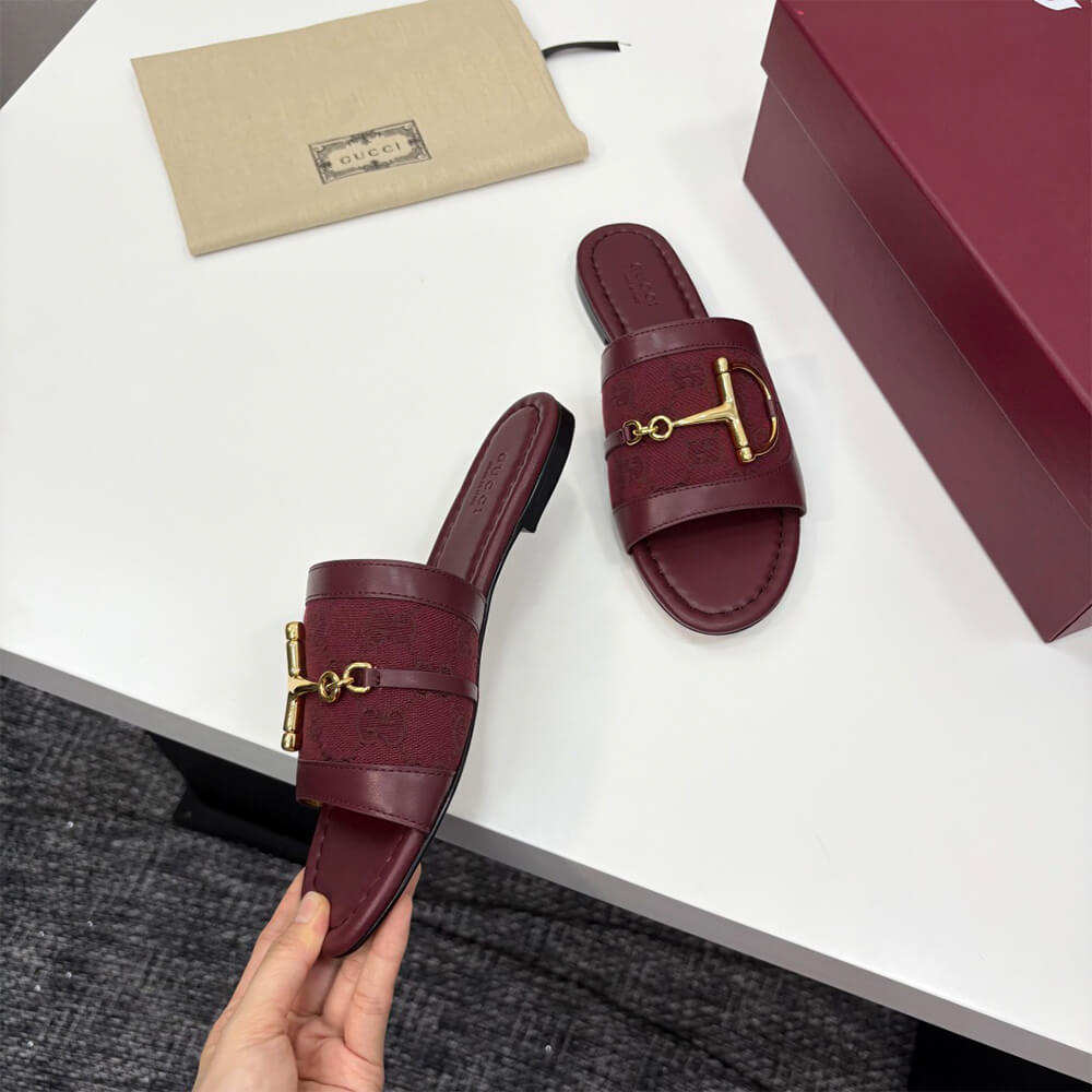GUCCI Women s slide sandal with Horsebit
