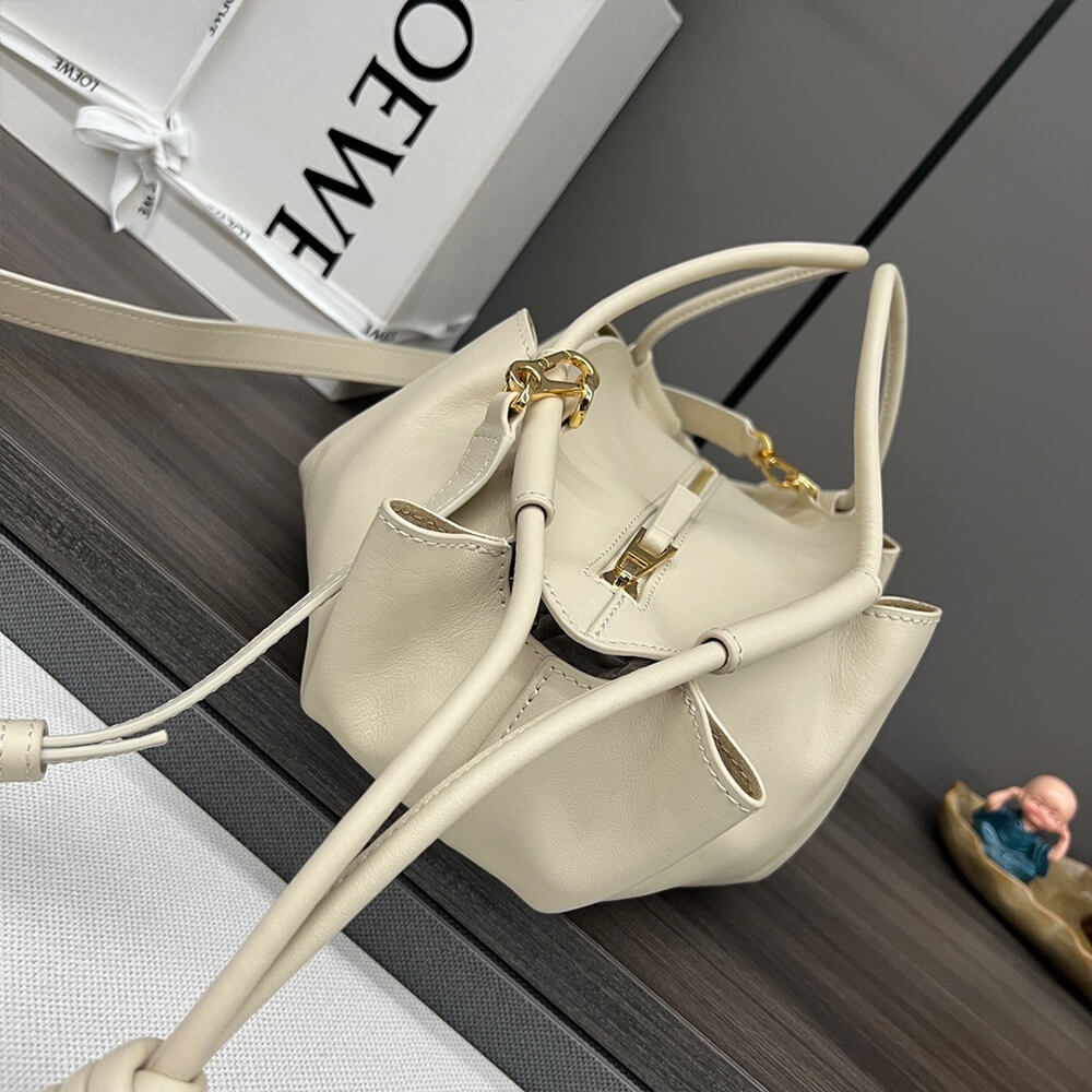 Loewe Small Paseo bag in shiny nappa calfskin(high-end grade)