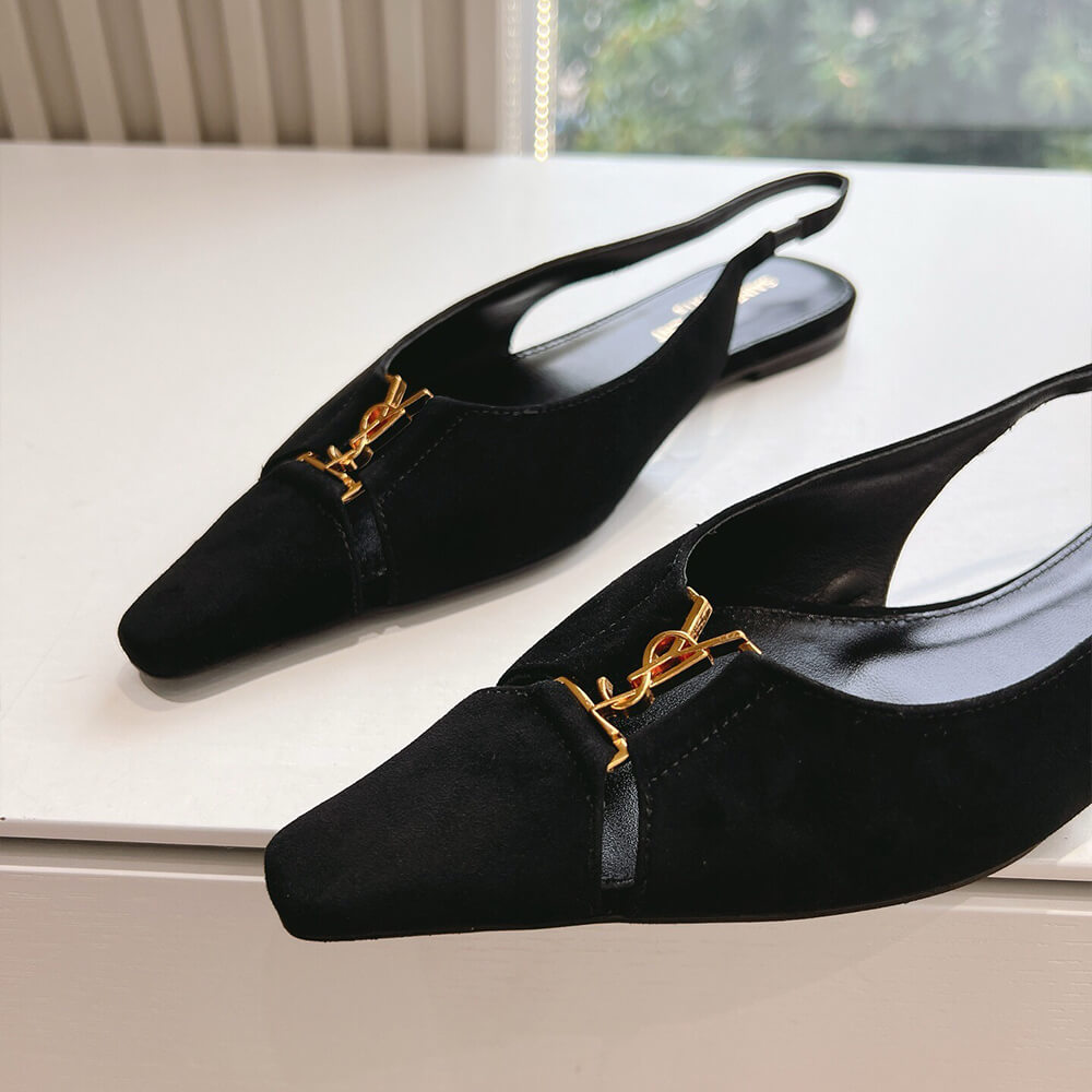 YSL Pointed Toe Slingback