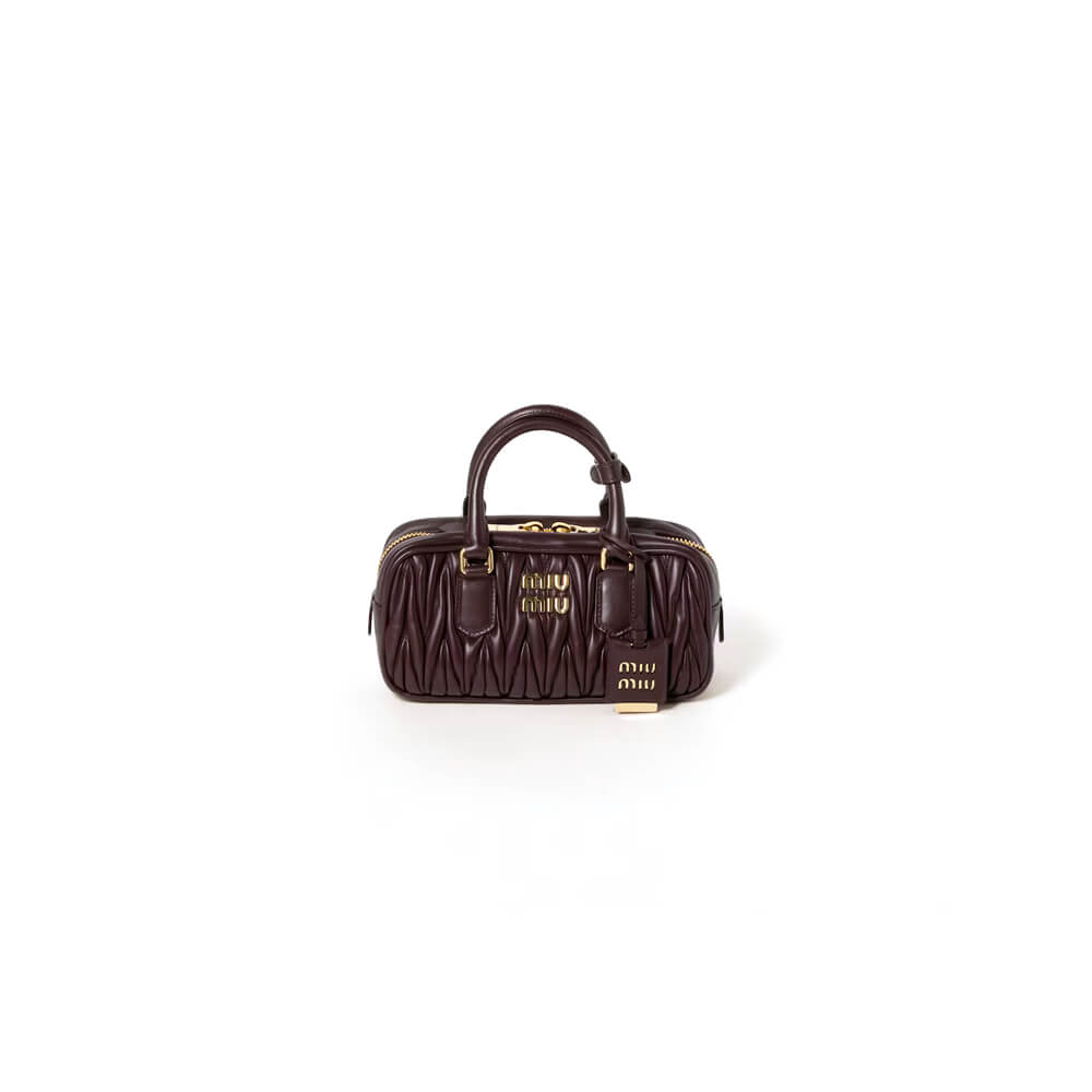 MIUMIU Medium Arcadie matelasse nappa Bag(HIGH-END GRADE)