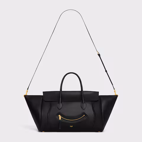 MEDIUM SMILING NEW LUGGAGE IN SUPPLE SHINY LAMBSKIN